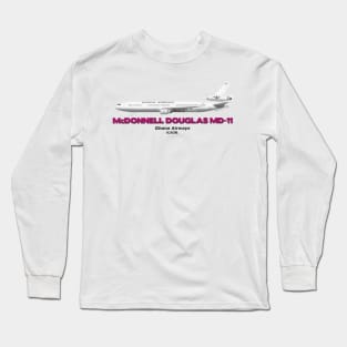 McDonnell Douglas MD-11 - Ghana Airways Long Sleeve T-Shirt